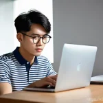 효율적인 코드 작성을 위한 기술 스택 - **A Focused Vietnamese Developer Utilizing the Pomodoro Technique:**
    A young Vietnamese male dev...