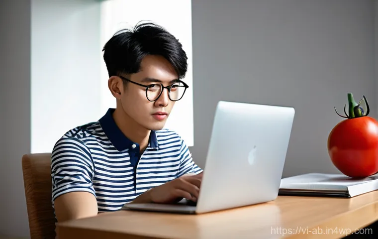 효율적인 코드 작성을 위한 기술 스택 - **A Focused Vietnamese Developer Utilizing the Pomodoro Technique:**
    A young Vietnamese male dev...