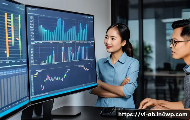 효과적인 기술 스택 구성 방법 - A professional Vietnamese software development team collaborating in a modern office environment, di...