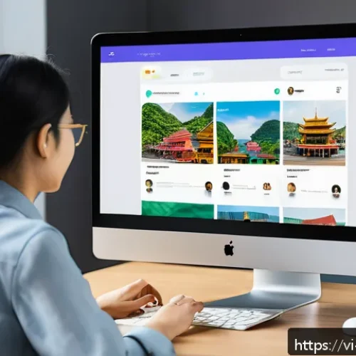 기술 스택과 UX UI 디자인의 관계 - A vibrant Vietnamese UX/UI design team collaborating remotely via Figma on multiple devices, showcas...